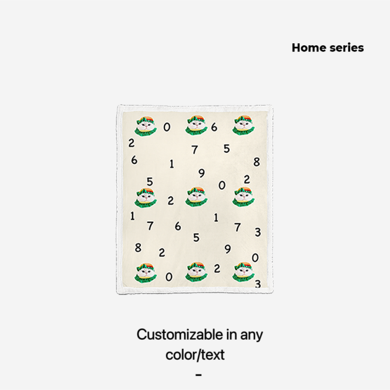 Mewlymade-Pet custom lambskin blanket