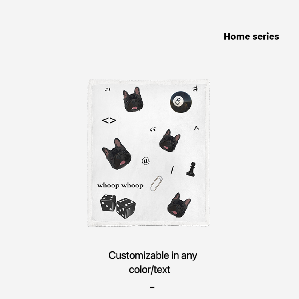 Mewlymade-Pet custom lambskin blanket