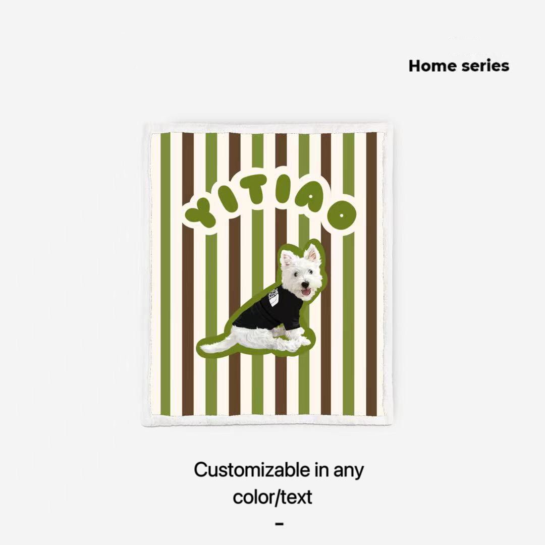 Mewlymade-Pet custom lambskin blanket