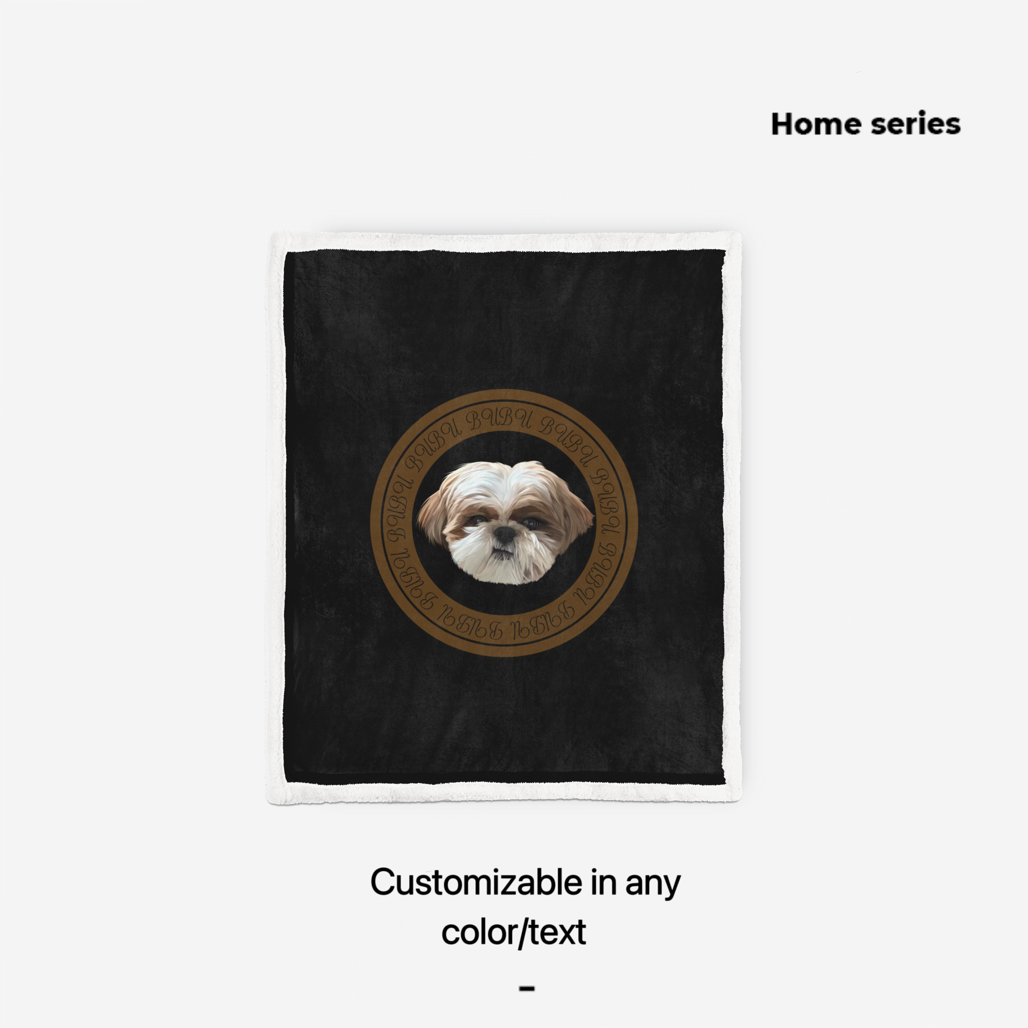 Mewlymade-Pet custom lambskin blanket