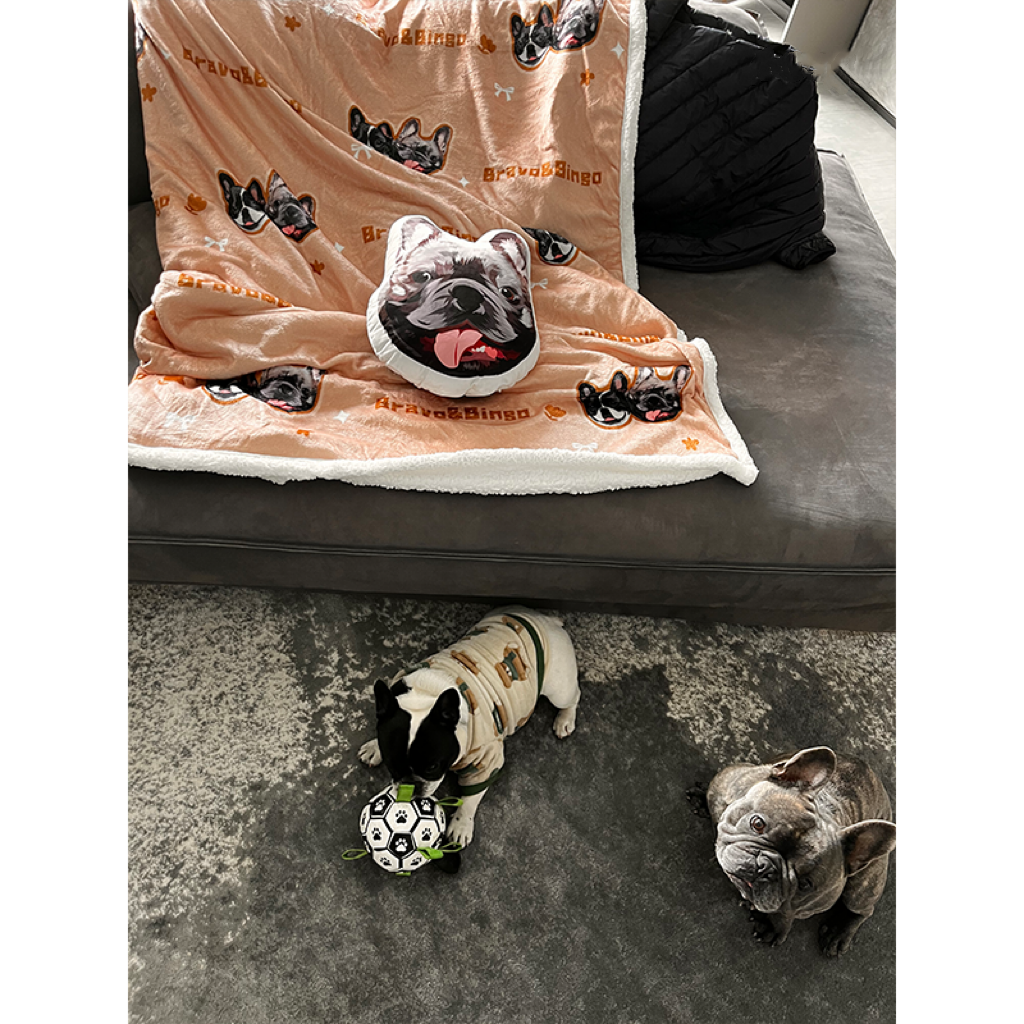 Mewlymade-Pet custom lambskin blanket