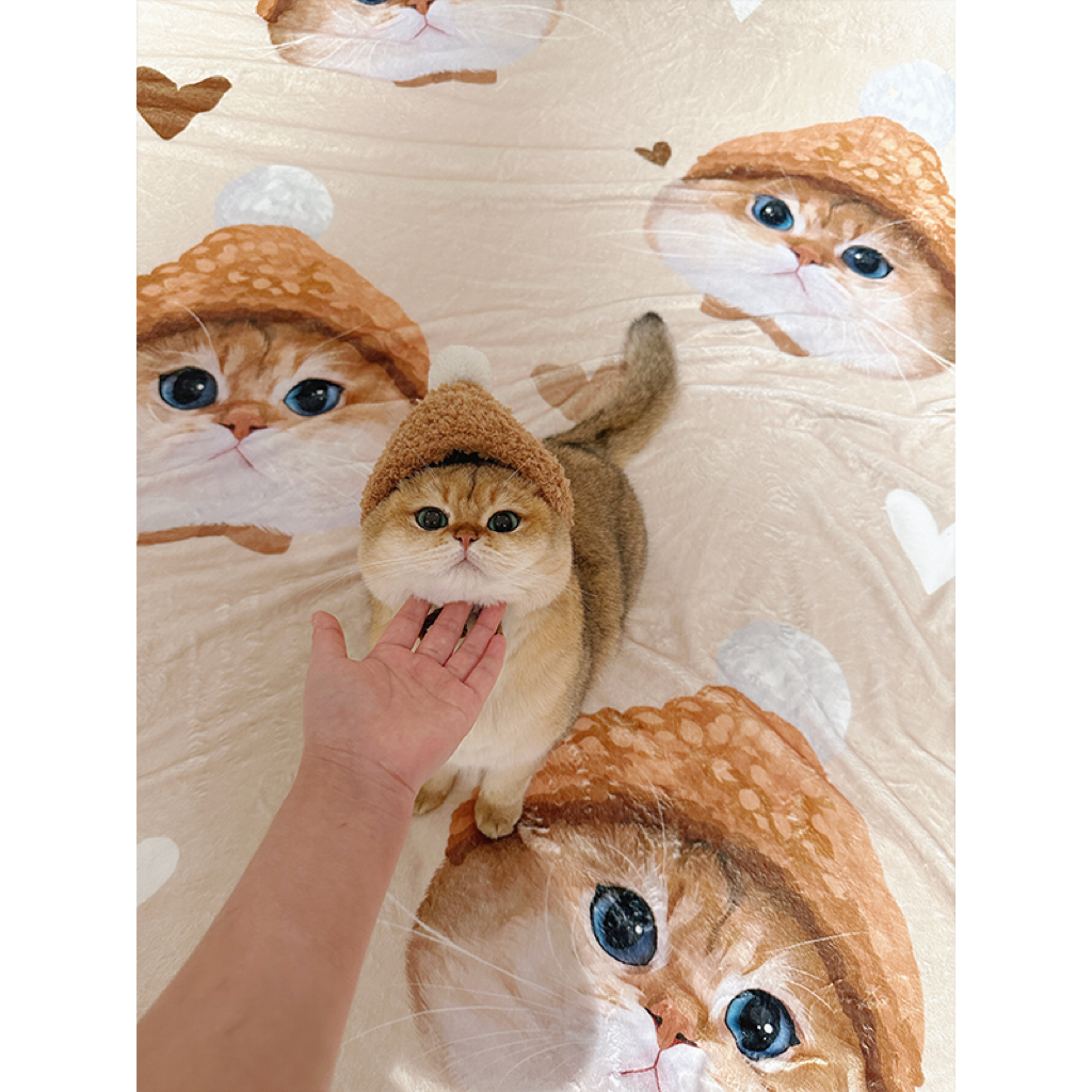 Mewlymade-Pet custom lambskin blanket