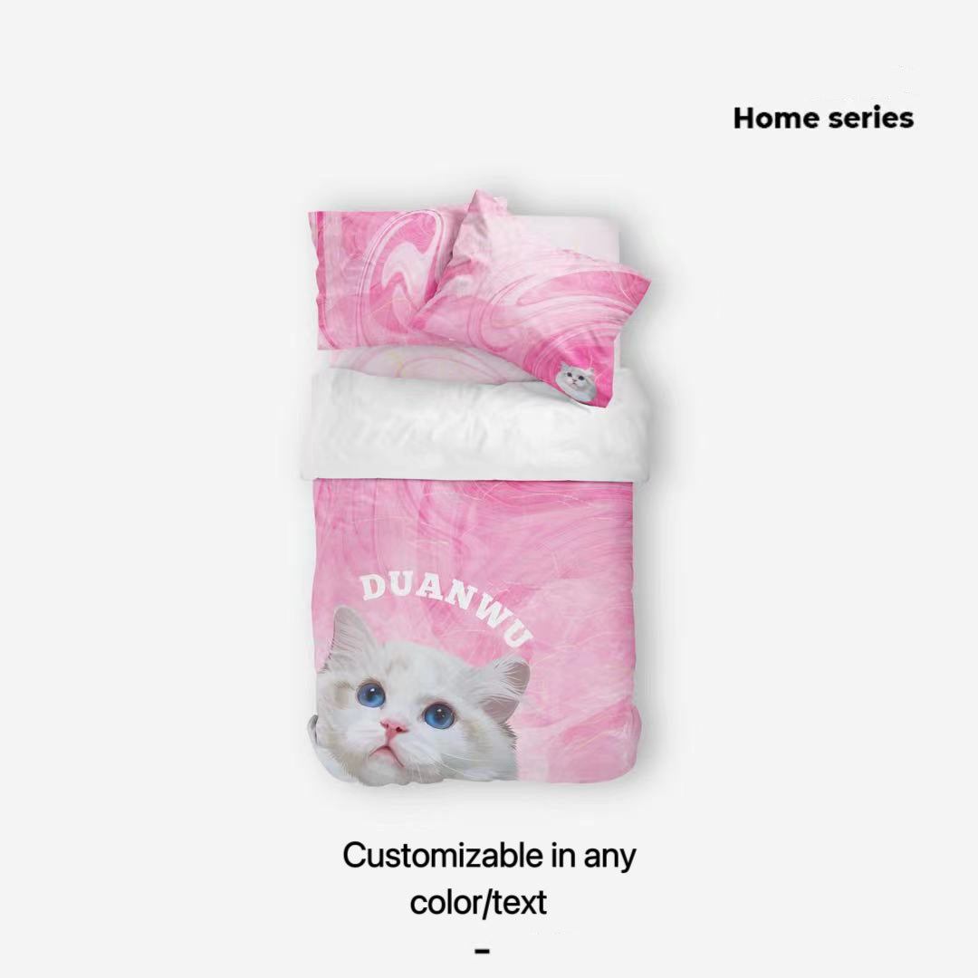 Mewlymade-Customized bed sheets