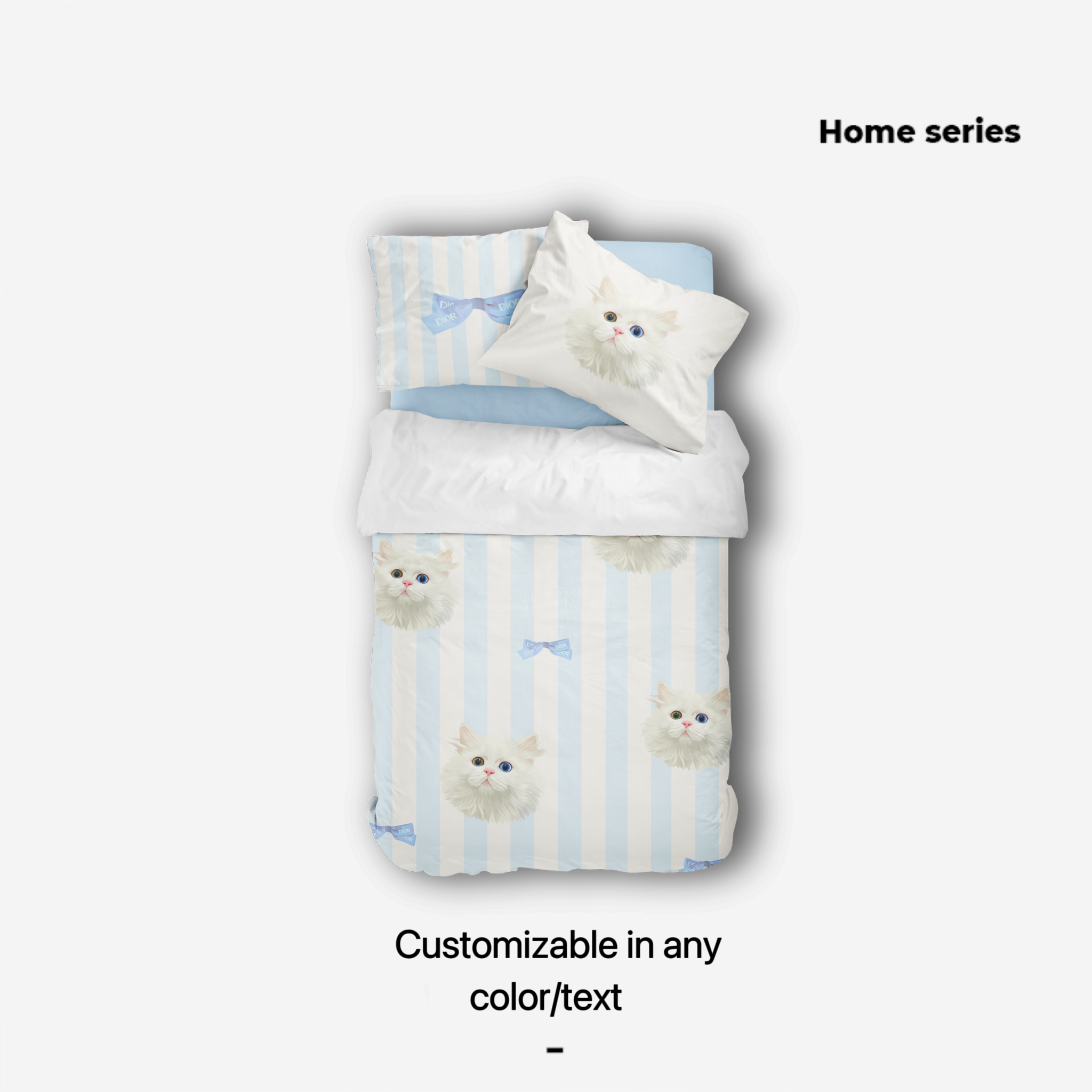 Mewlymade-Customized bed sheets