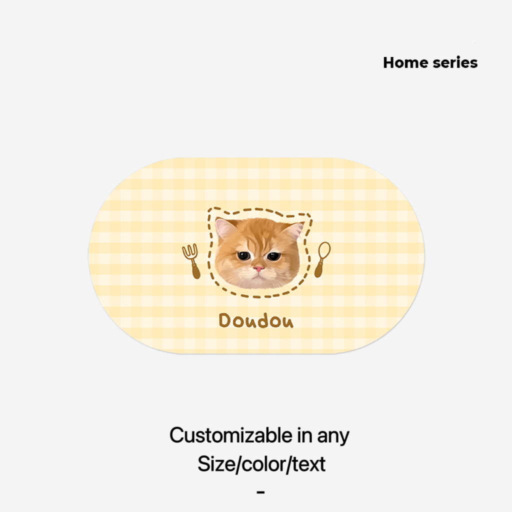 Mewlymade-Pet custom table mats