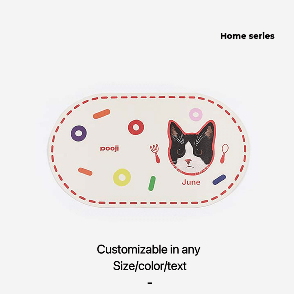 Mewlymade-Pet custom table mats